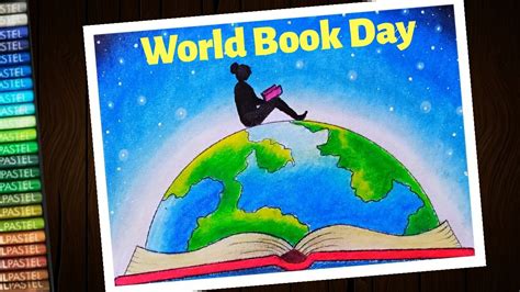 world book day poster drawing